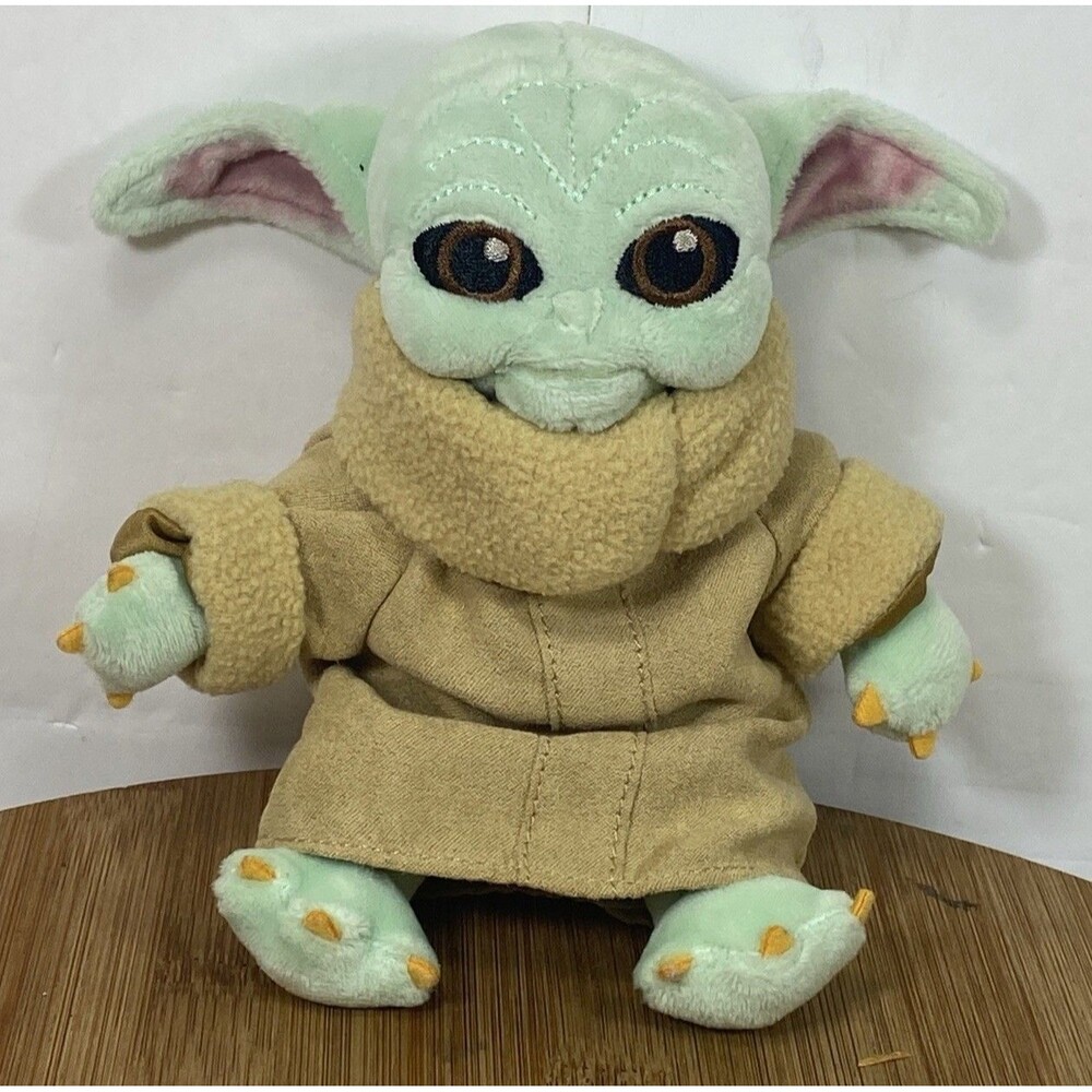 Star Wars Disney Mandalorian The Child 7” Baby Yoda Grogu Plush Stuffed Animal